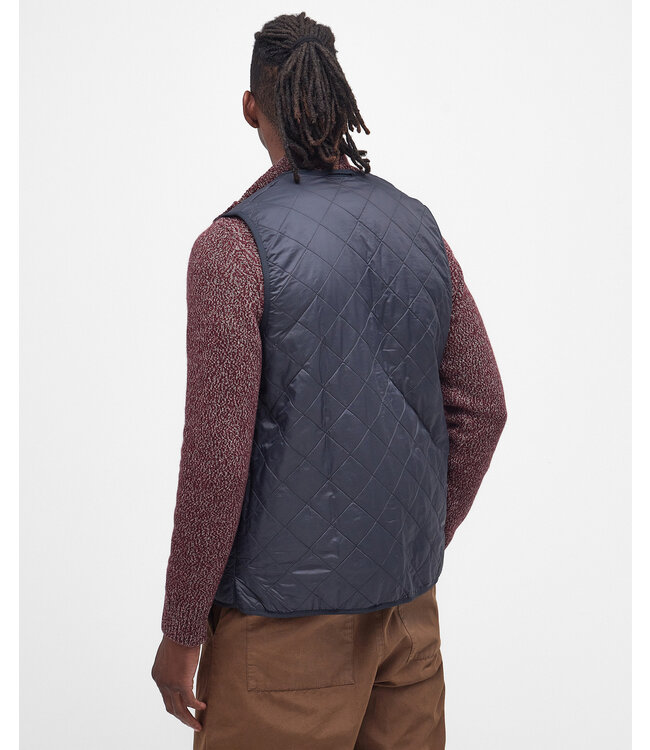 Barbour Polar Quilt, Zip-In-Liner/Losse Binnenvoering/Bodywarmer met Rits, Donkerblauw