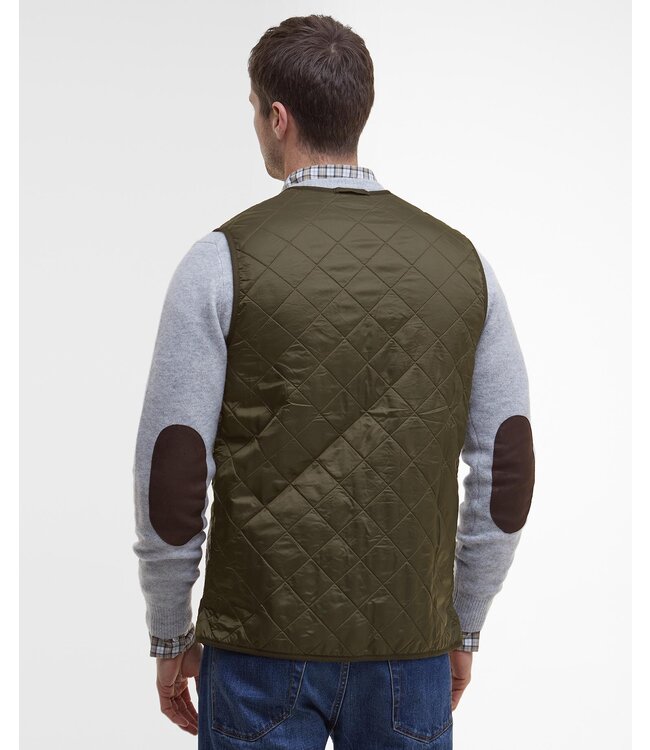 Barbour Polar Quilt, Zip-In-Liner/Losse Binnenvoering/Bodywarmer met Rits, Olijfgroen