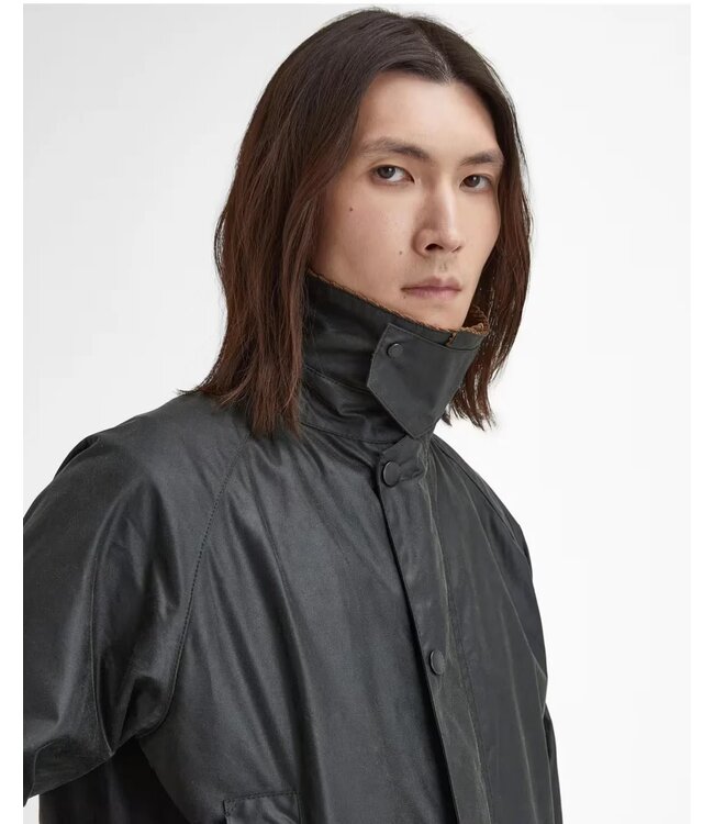 Barbour Wax Jas, Model, 130th Anniversary Edition Gamefair Waxed Jacket, Sage Groen