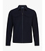 Cavallaro Napoli Overshirt met Rits, Bamboe-blend, Stretch, Donkerblauw