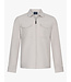Cavallaro Napoli Overshirt met Rits, Bamboe-blend, Stretch, Dark Kit