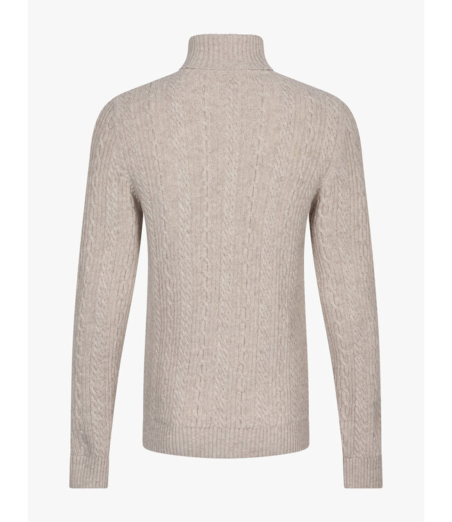 Cavallaro Napoli Trui, Coltrui, Kabelprint, Katoen Wol Mix, Kitkleur