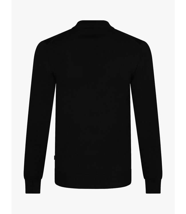 Cavallaro Napoli Trui, Turtle Neck, Viscose Mix, Donkerblauw