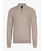 Cavallaro Napoli Trui, Half-Zip, Wol Mix, Kit Kleur