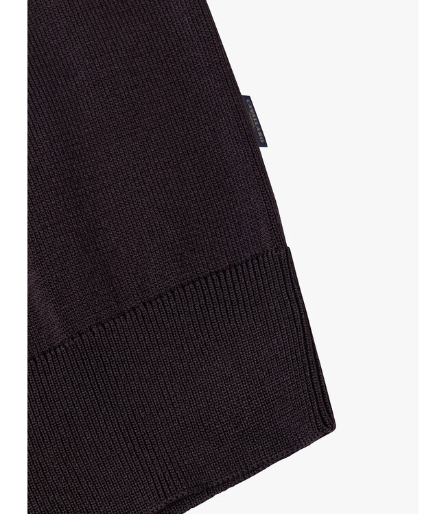 Cavallaro Napoli Trui, Turtle Neck, Viscose Mix, Donkerbruin