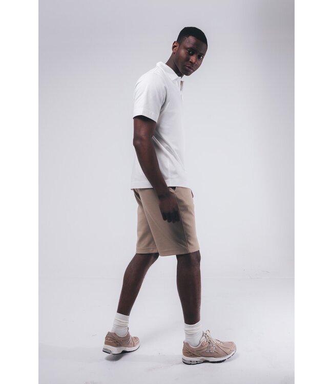 Aeden Bermuda, Shorts, Katoen, Regular Fit, Beige