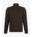 Cavallaro Napoli Trui, Sweater, Half-Zip, Katoen Mix, Bruin