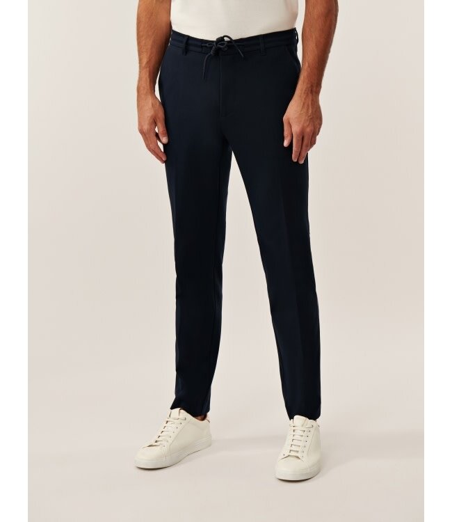 Cavallaro Napoli Heren Broek, Jogger, Chino Model, Donkerblauw