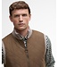 Barbour Bodywarmer met Rits, Gebreid met Quilted Front, Beige