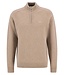 Barbour Trui, Half-Zip, Wol, Beige