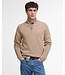 Barbour Trui, Half-Zip, Wol, Beige