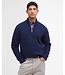 Barbour Trui, Half-Zip, Wol, Blauw Navy