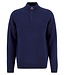 Barbour Trui, Half-Zip, Wol, Blauw Navy
