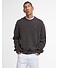 Barbour Trui, Wol, Donkerbruin Gemeleerd, Ronde Hals