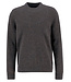 Barbour Trui, Wol, Donkerbruin Gemeleerd, Ronde Hals