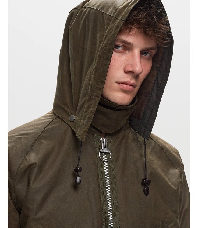 Barbour Wax Jas, Model Beaufort Re-Engineered, Groen, Beech Green