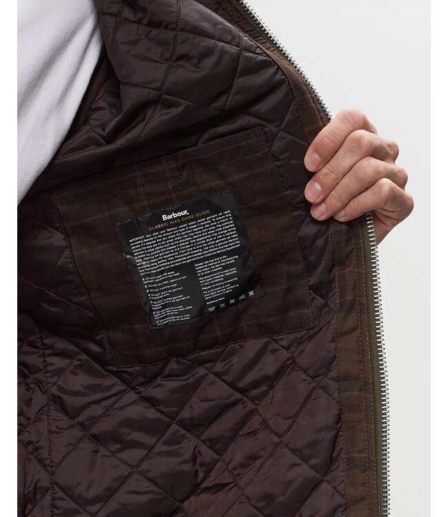 Barbour Wax Jas, Model Beaufort Re-Engineered, Groen, Beech Green