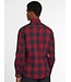 Barbour Overhemd, Tailored Fit, Katoen, Rood Blauw Tartan, Geruit