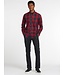 Barbour Overhemd, Tailored Fit, Katoen, Rood Blauw Tartan, Geruit