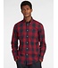 Barbour Overhemd, Tailored Fit, Katoen, Rood Blauw Tartan, Geruit