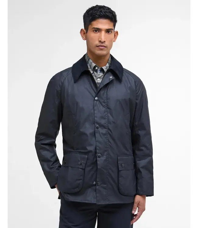 Barbour Wax Jas, Model Ashby,  Donkerblauw, Navy