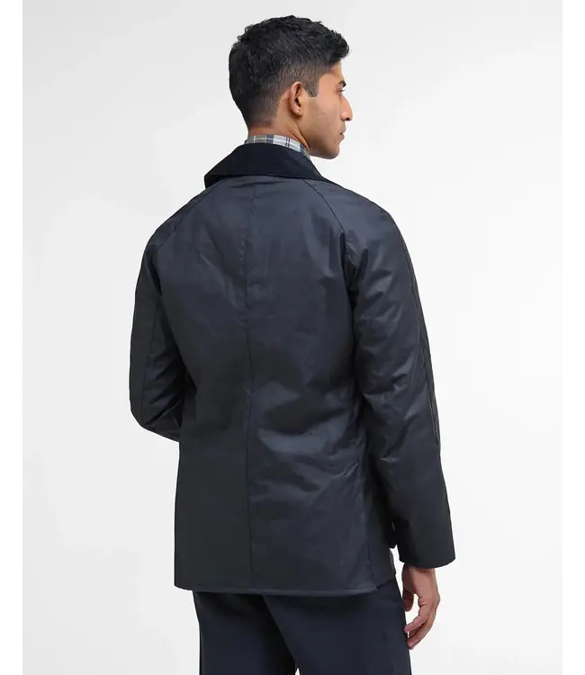 Barbour Wax Jas, Model Ashby,  Donkerblauw, Navy