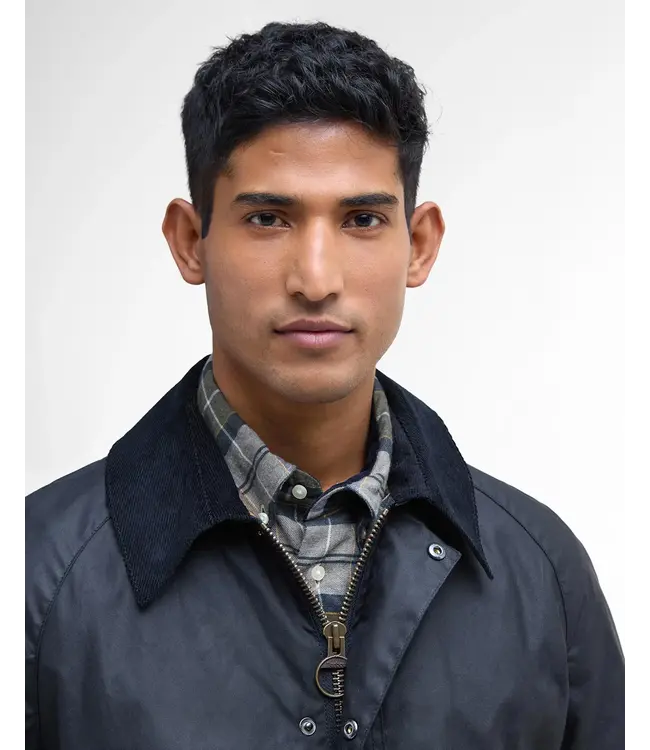 Barbour Wax Jas, Model Ashby,  Donkerblauw, Navy
