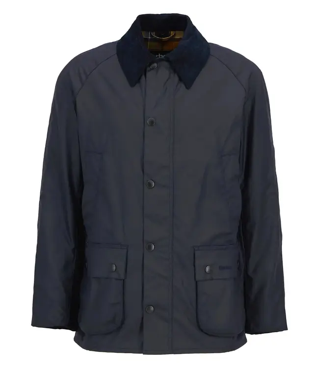 Barbour Wax Jas, Model Ashby,  Donkerblauw, Navy