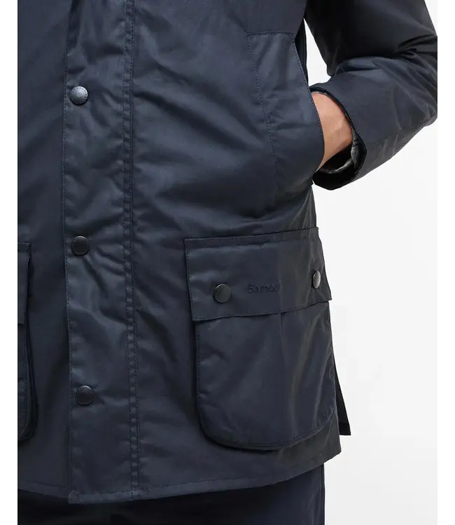 Barbour Wax Jas, Model Ashby,  Donkerblauw, Navy