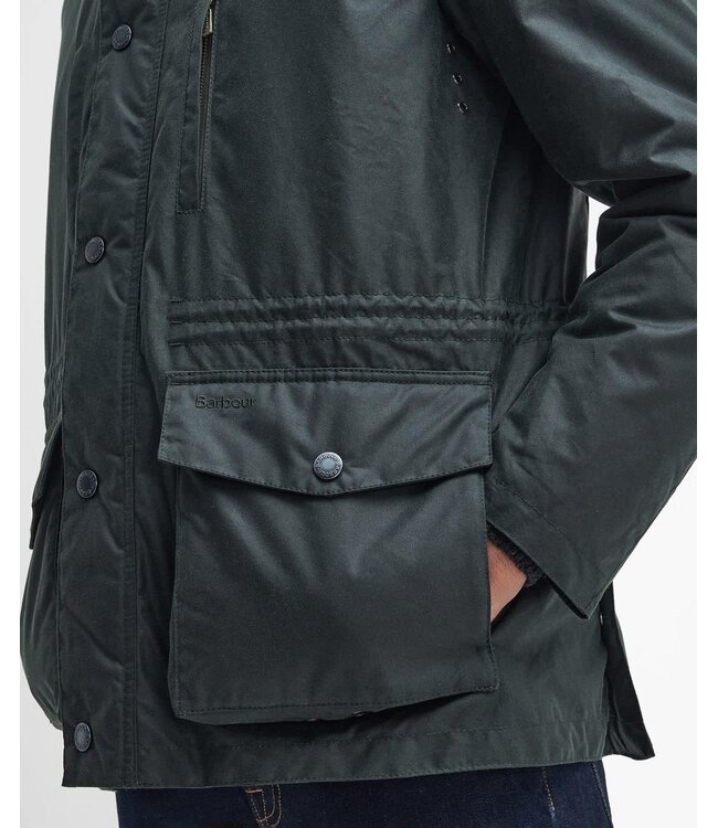 Barbour Wax Jas, Model Falstone, Sage Groen