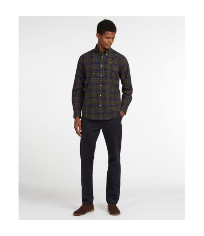 Barbour Tailored Fit, Overhemd, Katoen, Model Helmside, Classic Tartan Ruit
