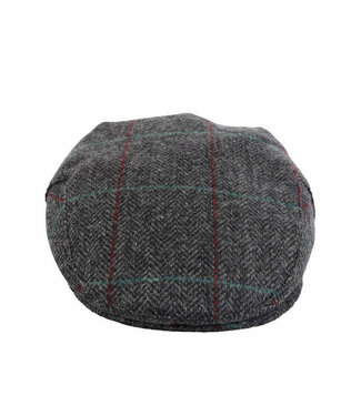 Barbour Barbour Pet, Type Cairn Flat Cap, Grijs, Rood, Blauw