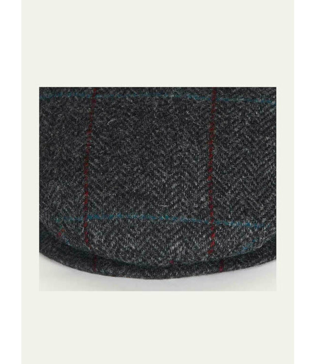 Barbour Pet, Type Cairn Flat Cap, Grijs, Rood, Blauw