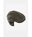 Barbour Pet, Type, Cheviot Wax Flat Cap, Olijfgroen