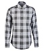Barbour Tailored Fit, Overhemd, Katoen, Grijs Beige Tartan Ruit