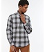 Barbour Tailored Fit, Overhemd, Katoen, Grijs Beige Tartan Ruit