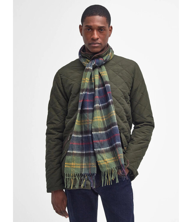 Barbour Sjaal, Wol, Cashmere Mix, Classic Tartan Ruit