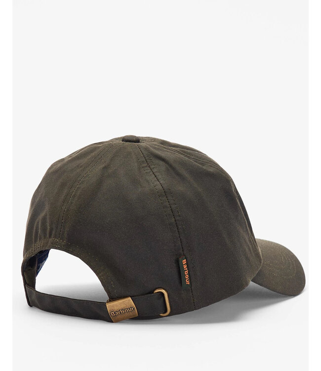 Barbour Wax Sports Cap, Anti-Perspiration,  Olijfgroen