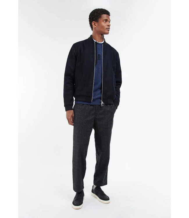 Barbour Jack, Blouson Model, Wol, Donkerblauw