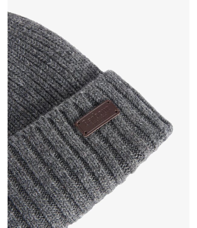 Barbour Muts, Beanie, Fleece Voering, Grijs