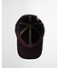 Barbour Sports Cap, Ribcord, Donkerbruin