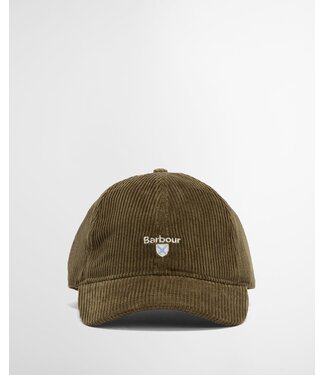 Barbour Barbour, Sports Cap, Ribcord, Olijfgroen