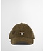 Barbour Sports Cap, Ribcord, Olijfgroen