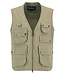 Barbour Bodywarmer met Rits en meerdere Zakken, Utility Editor Casual Vest, British Khaki