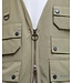 Barbour Bodywarmer met Rits en meerdere Zakken, Utility Editor Casual Vest, British Khaki