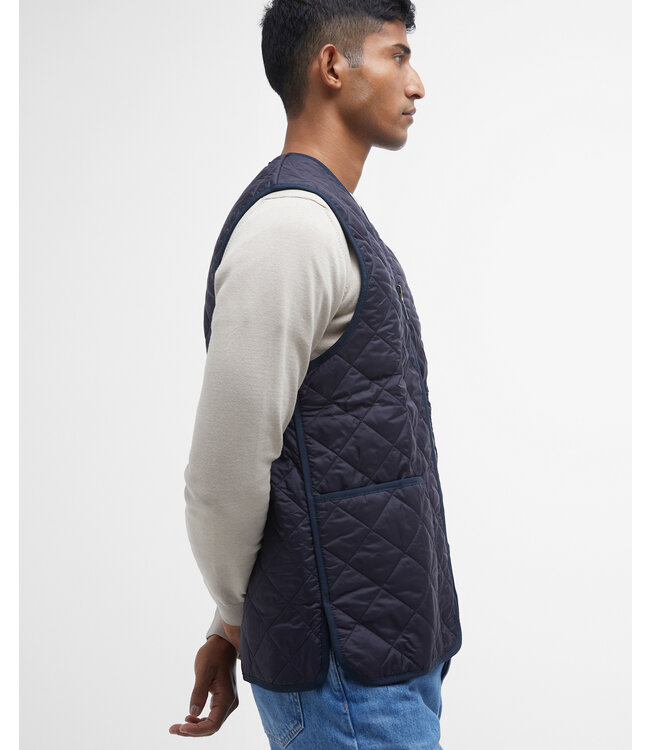 Barbour Zip-In-Liner/Losse Binnenvoering/Bodywarmer met Rits, Donkerblauw