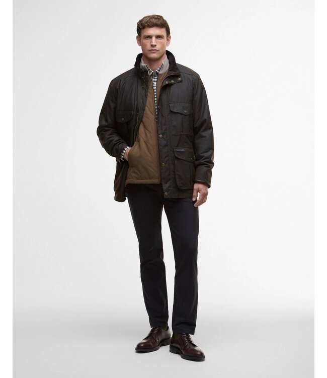 Barbour Wax Jas, Model Westward, Olijfgroen, Olive