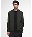 Barbour Vest met Rits, Lamswol, Katoen Mix, Donker Olijfgroen Gemeleerd