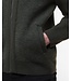Barbour Vest met Rits, Lamswol, Katoen Mix, Donker Olijfgroen Gemeleerd