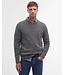 Barbour Trui, Wol, Grijs Blauw Gemeleerd, Ronde Hals